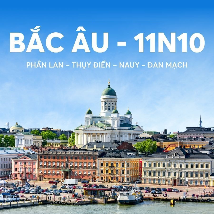 TOUR THỤY ĐIỂN - PHẦN LAN - NA UY -  ĐAN MẠCH 11N10Đ